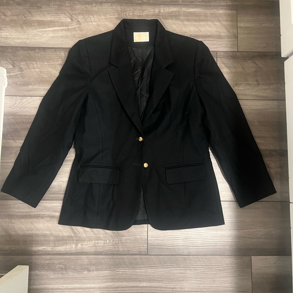 Pendleton Black Wool Blazer
